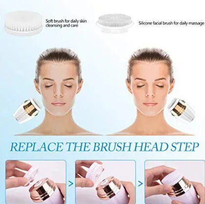 Facial Cleaning Brush Silicone Cleanser - Bellarte Enchanté Facial Cleaning Brush Silicone Cleanser